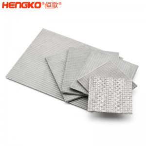 源頭廠家供應燒結網濾芯金屬濾芯濾板過濾精度均勻，應用于雜質分離過濾