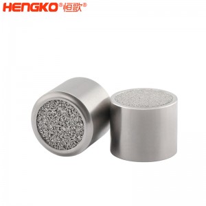 廠家定制0.2-90微米多孔金屬氣體傳感器防爆外殼，隔火焰耐腐蝕316L不銹鋼防爆片