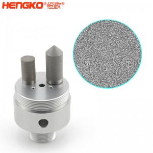 恒歌定制生產(chǎn)316L不銹鋼燒結空氣過濾器,孔隙均勻過濾精準濾芯