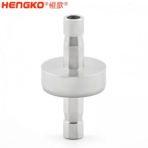 恒歌高壓復合罐SCBA閥門優(yōu)質(zhì)燒結(jié)粉末多孔不銹鋼金屬過濾器