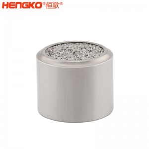 廠家定制0.2-90微米多孔金屬氣體傳感器防爆外殼，隔火焰耐腐蝕316L不銹鋼防爆片