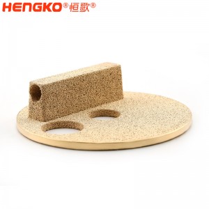 廠家定制長壽命50 100 150 200微米銅粉末燒結(jié)濾芯片盤