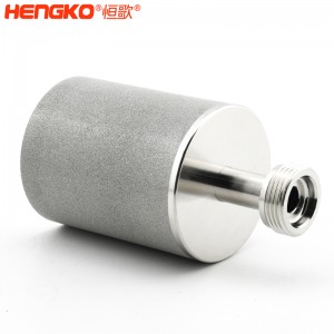 廠家定制不銹鋼粉末燒結(jié)氣泡石擴散器_孔隙均勻透氣性好用于水族館水培養(yǎng)殖