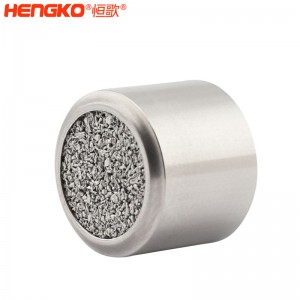 廠家定制0.2-90微米多孔金屬氣體傳感器防爆外殼，隔火焰耐腐蝕316L不銹鋼防爆片