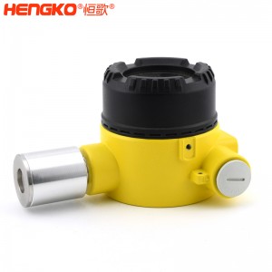 數顯316L不銹鋼氣體傳感器外殼防水防塵壁掛式工業氣體傳感器，用于天然氣廠