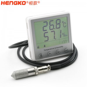 恒歌農(nóng)業(yè)追溯監(jiān)測系統(tǒng)高精準(zhǔn)RS485溫濕度變送器帶露點(diǎn)功能，自動(dòng)化監(jiān)控溫室大棚溫濕度物聯(lián)網(wǎng)方案