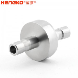 恒歌高壓復合罐SCBA閥門優(yōu)質(zhì)燒結(jié)粉末多孔不銹鋼金屬過濾器
