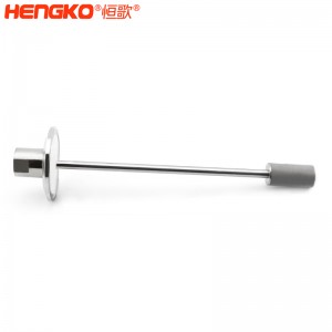 廠家批發(fā)316L不銹鋼長桿不銹鋼曝氣頭耐腐蝕防塵，用于二氧化碳/氧氣擴(kuò)散