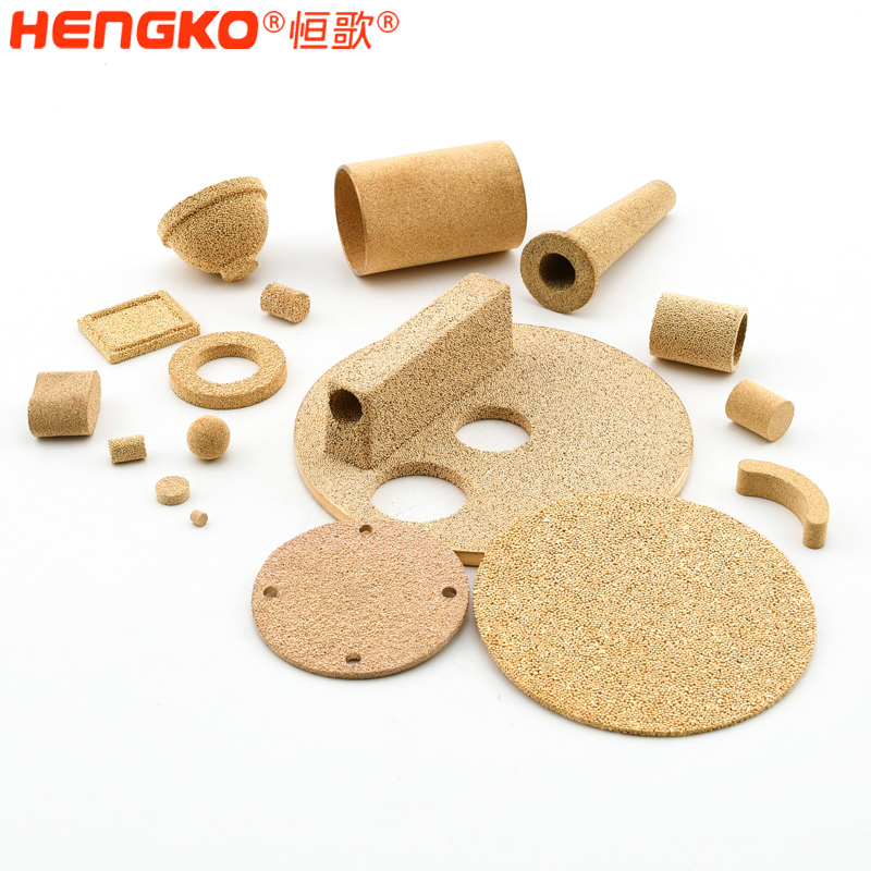 出廠價(jià)供應(yīng)高壓高溫黃銅青銅燒結(jié)多孔濾油器濾芯濾杯 Featured Image