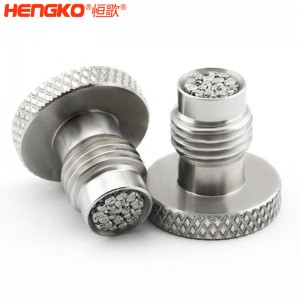 廠家定制有創呼吸機氣源入口醫療級316L不銹鋼過濾器濾芯防塵透氣耐腐蝕，用于呼吸機