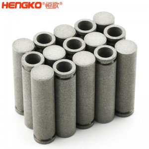 濾芯廠家定制微米級燒結(jié)多孔粉末金屬不銹鋼濾管耐腐蝕 水處理應用